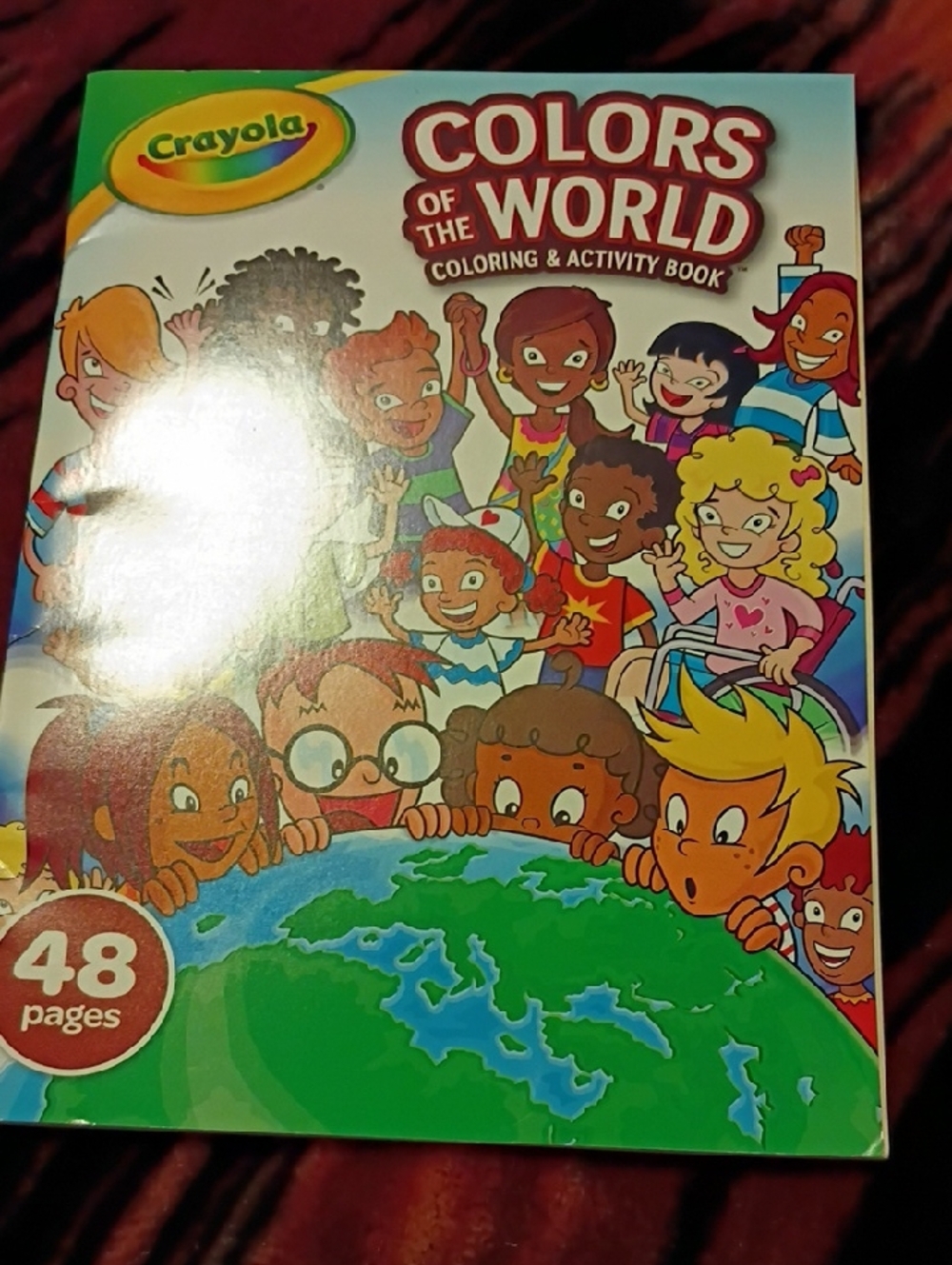Crayola Colors of the World Activity Book - Green, Blue, Red, Yellow, Brown